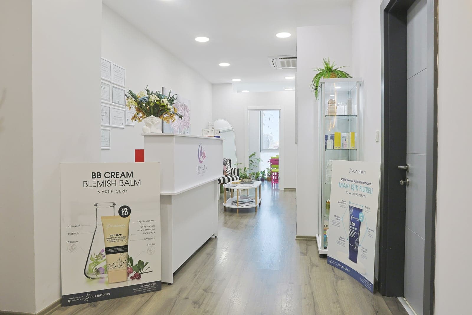 Lunella Beauty Concept Maltepe giriş koridoru