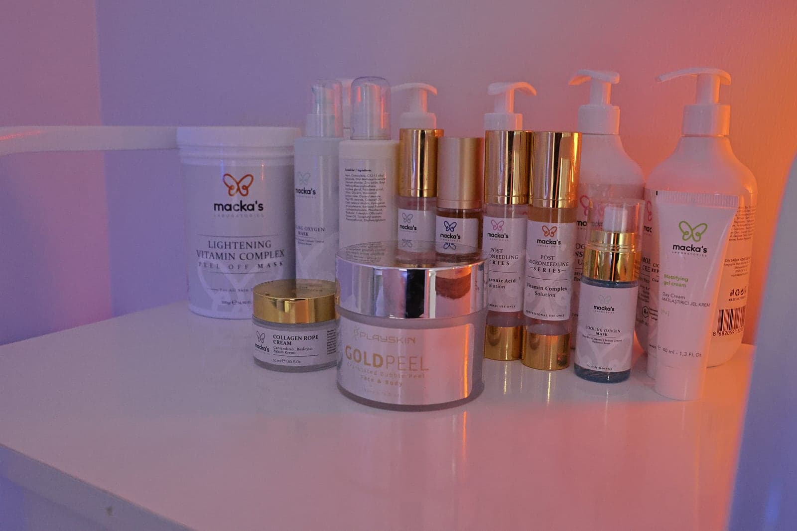 Lunella Beauty Concept Maltepe bakım ürünleri rafı detayı